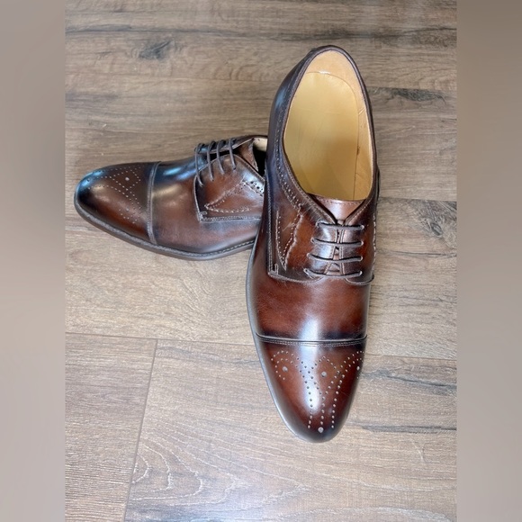 Madison Fort Captoe Brown Oxford Tie Up - Men’s Size 11.5 Brand New - Picture 3 of 6